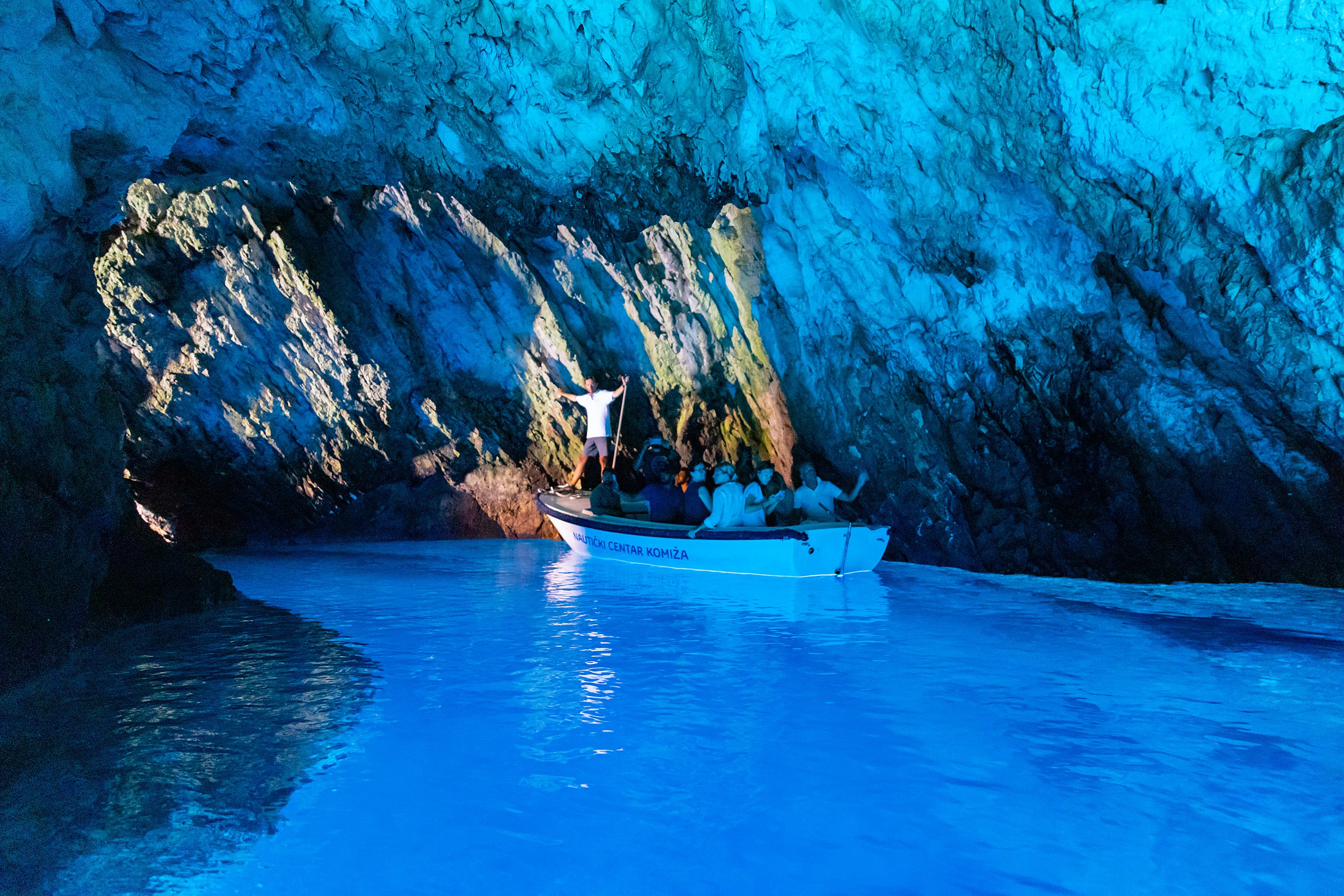 Blue Cave in Croatia