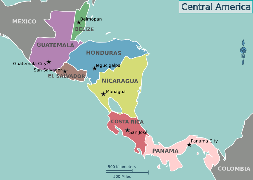 Central America (image:  commons.wikimedia.org)