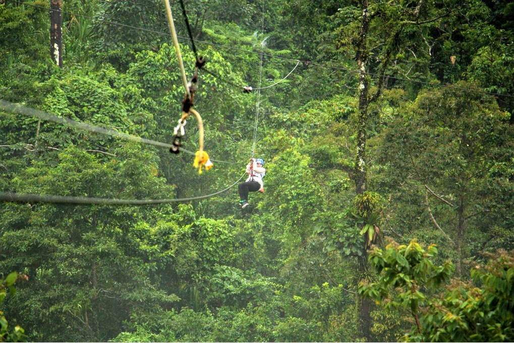 Ziplining in La Fortuna