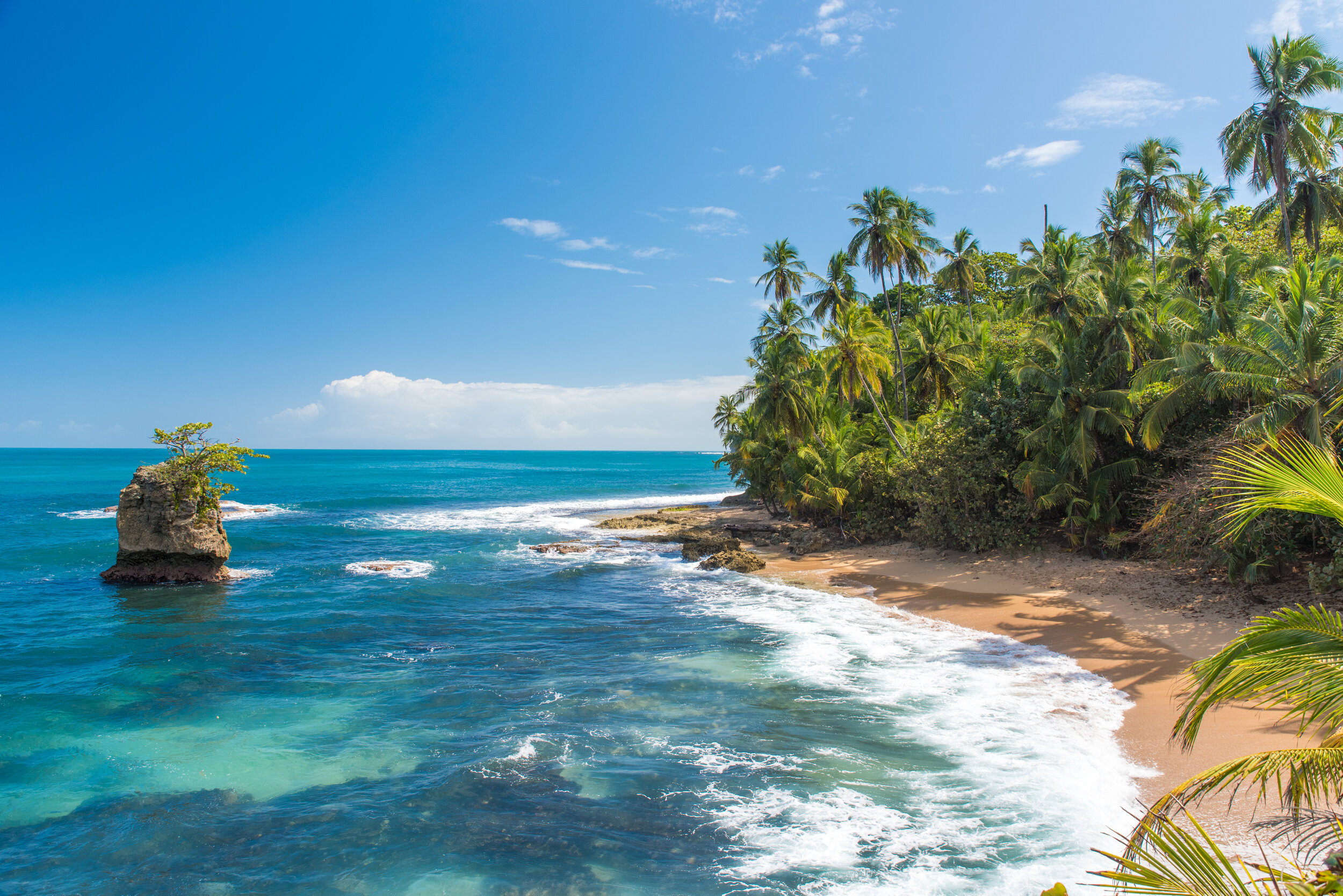 Costa Rica caribbean coast beach