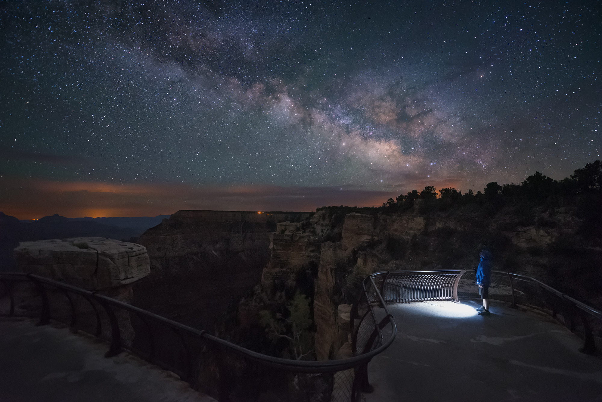 Night sky in Grand Canyon