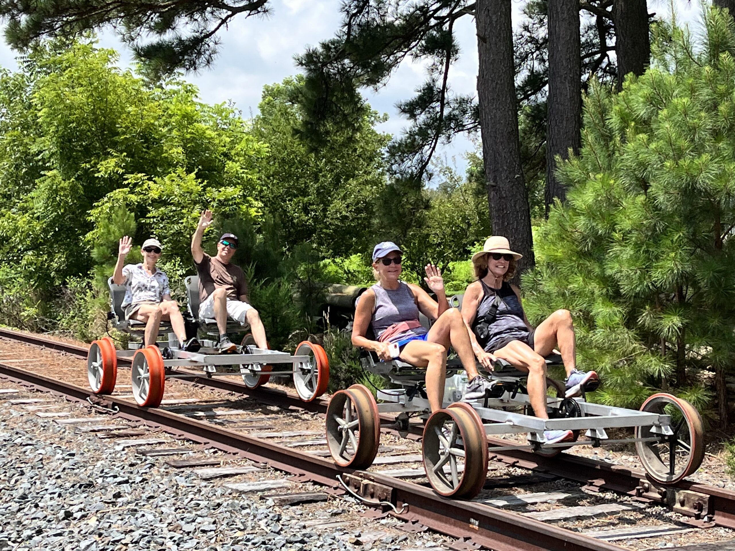 Rail biking in Maryland