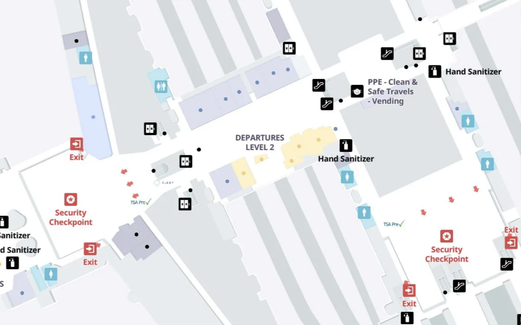 terminals and facilities