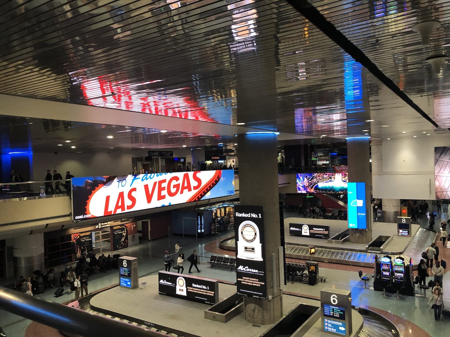 Bagage claim in McCarran