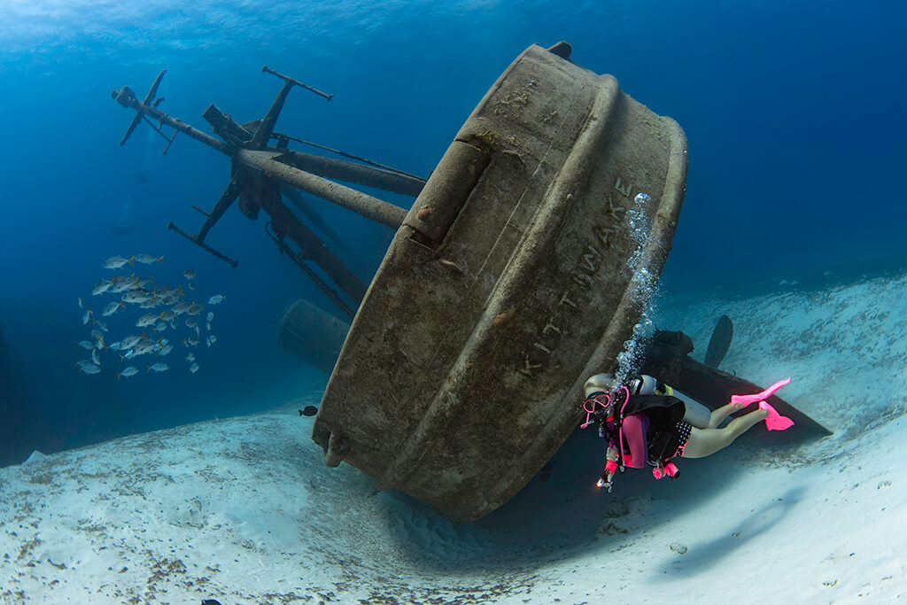 Snorkeling at the wreck