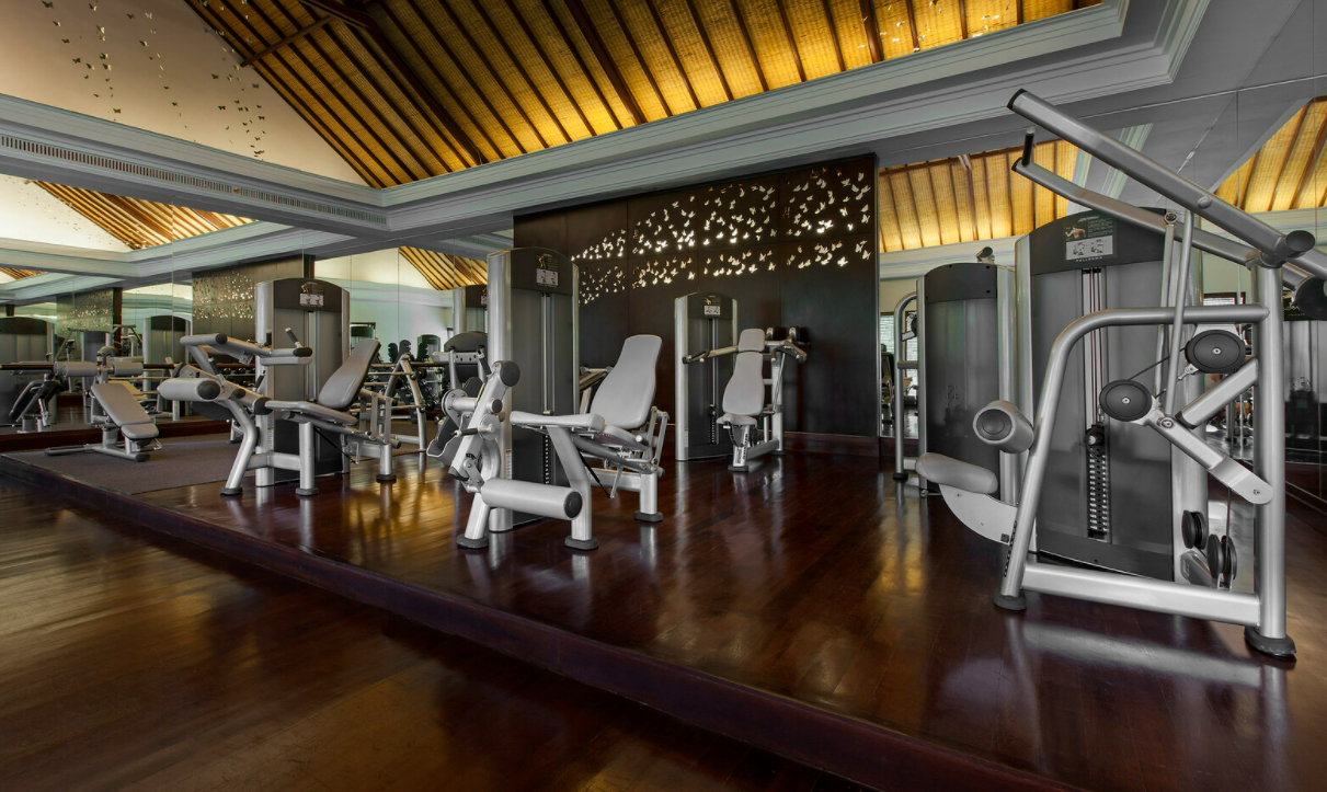 The gym at St. Regis