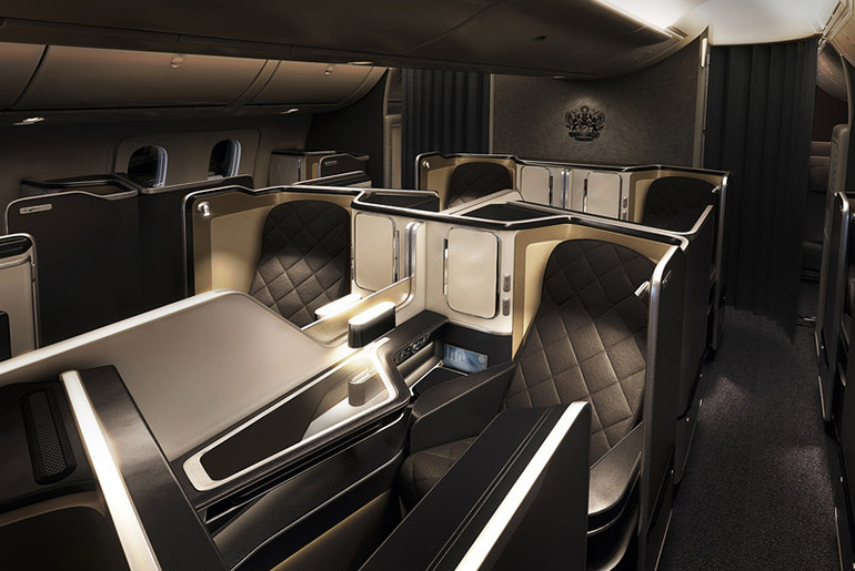 British Airways first class