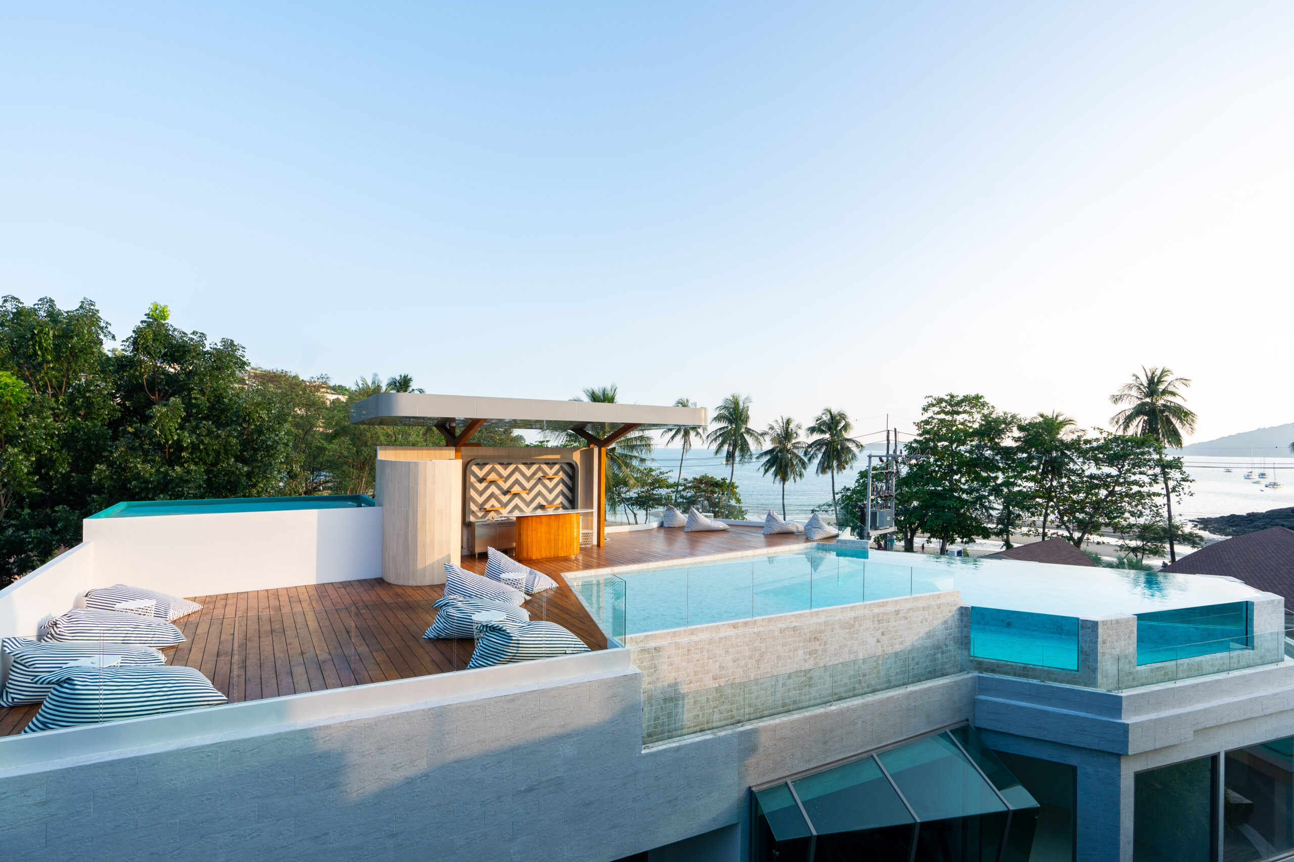 High up pool