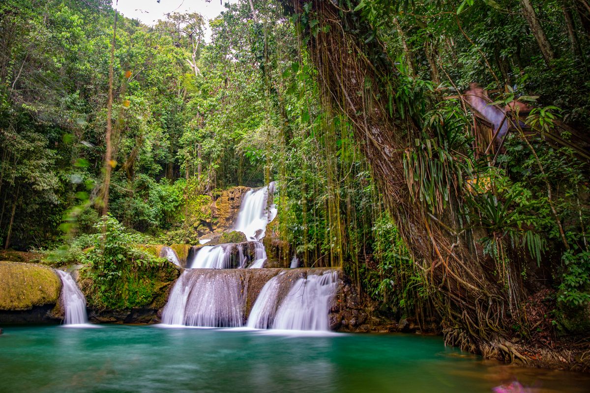 Caribbean Waterfall