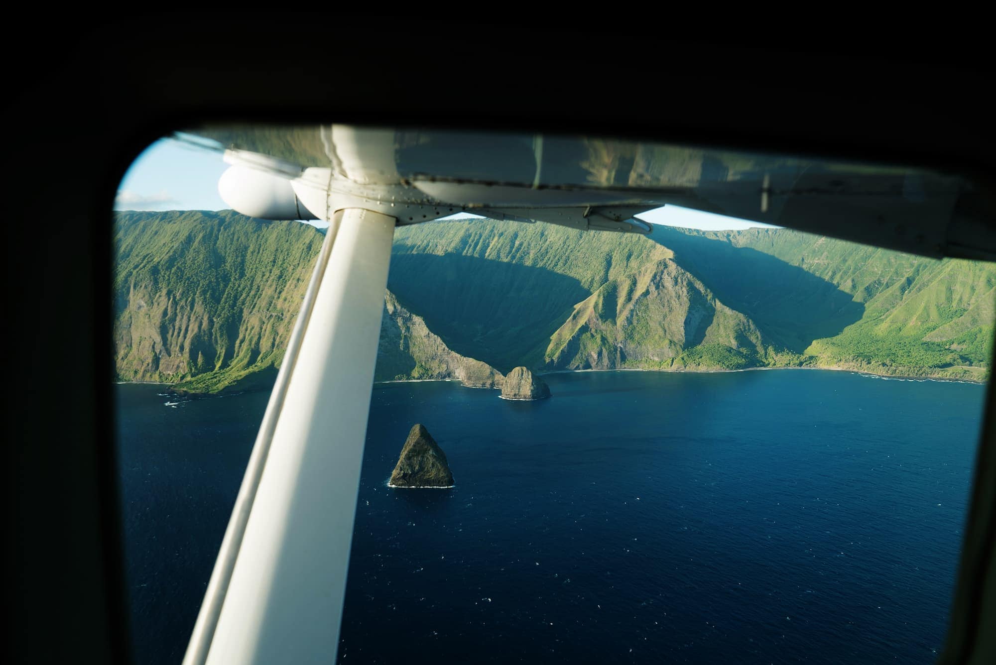 Flying over the Big Island of Hawaii