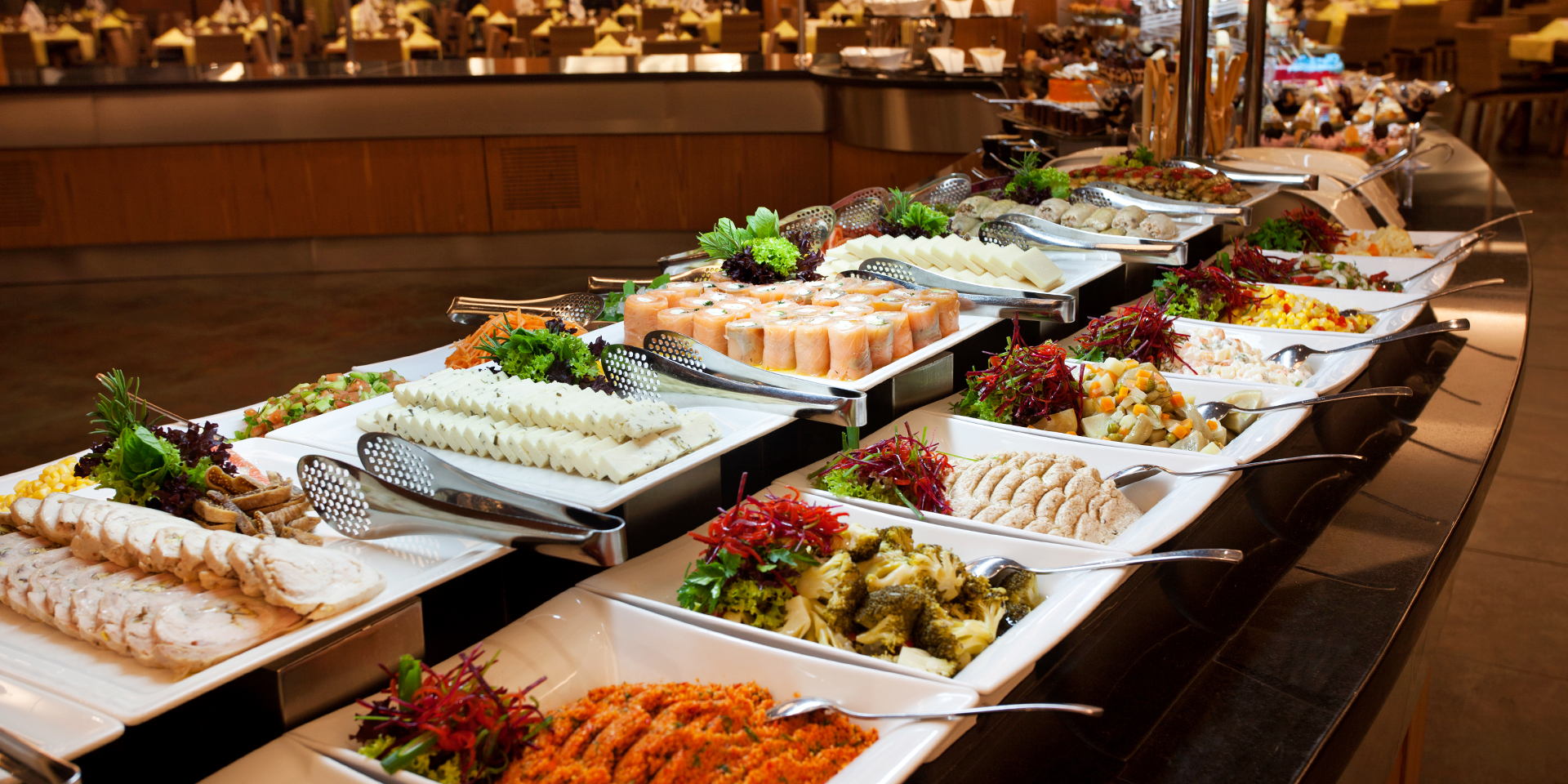 Food at all inclusive resort