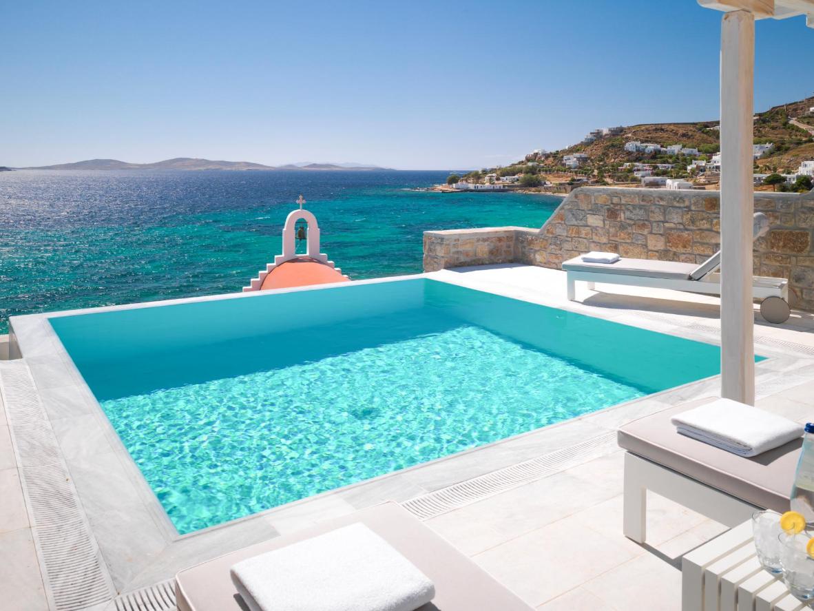 Private pool in Greece
