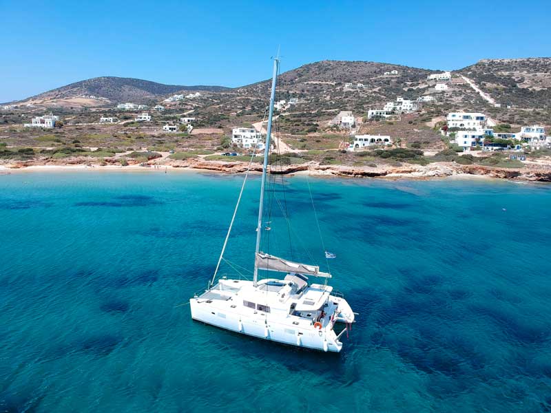 Boat in the Greek Islands