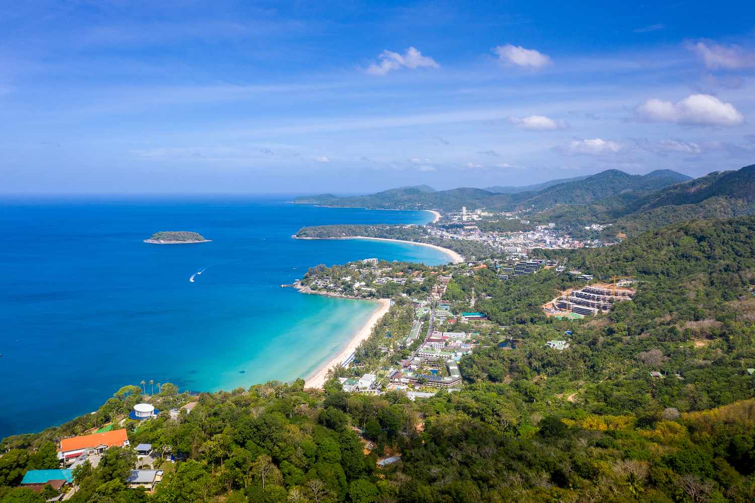 High view of Phuket