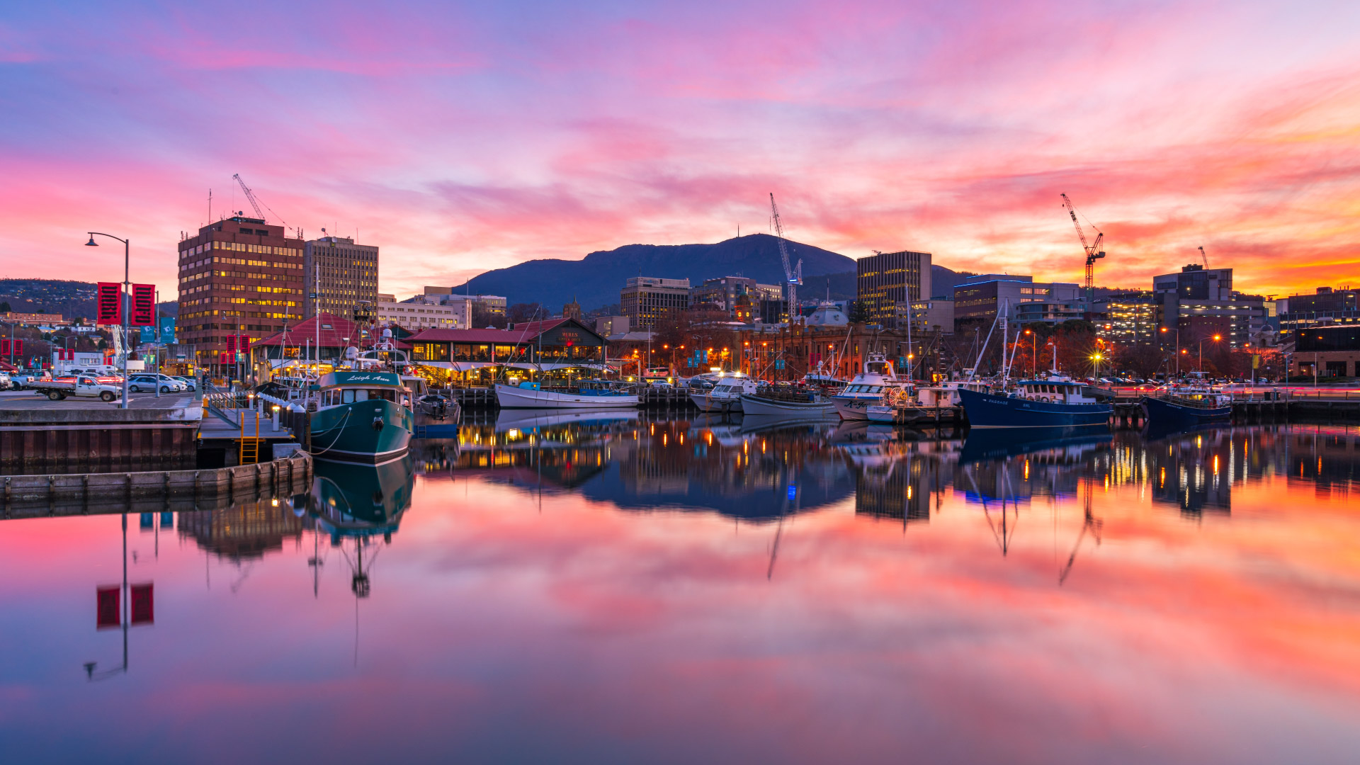 The city of Hobart