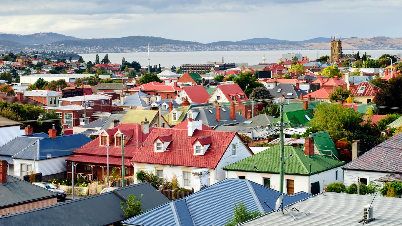 The city of Hobart
