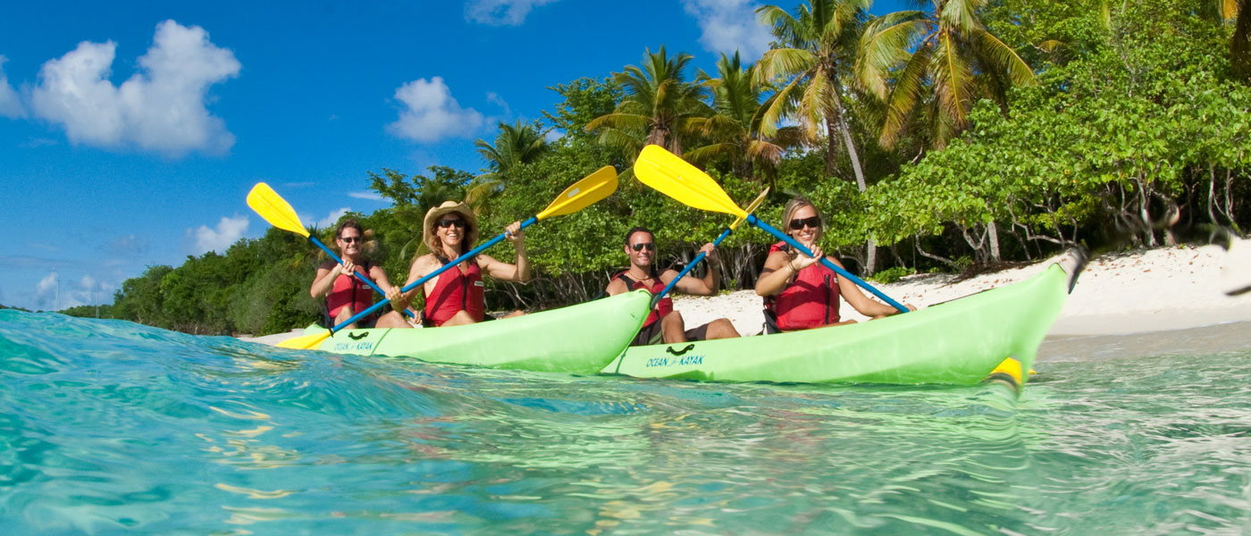 Kayaking in the virgin islands