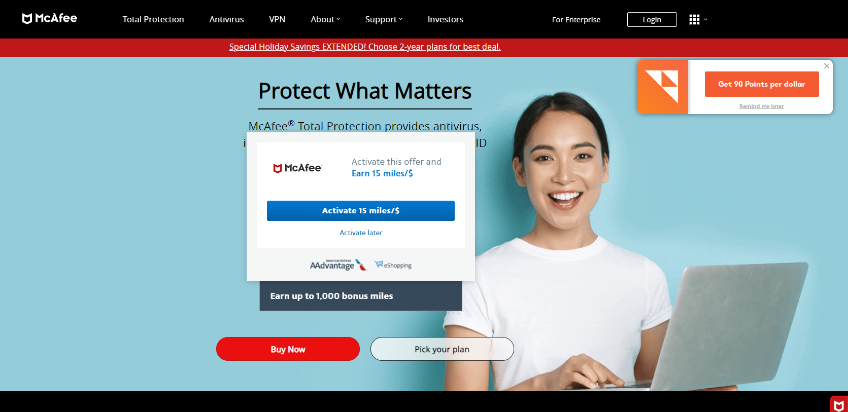 McAfee Website