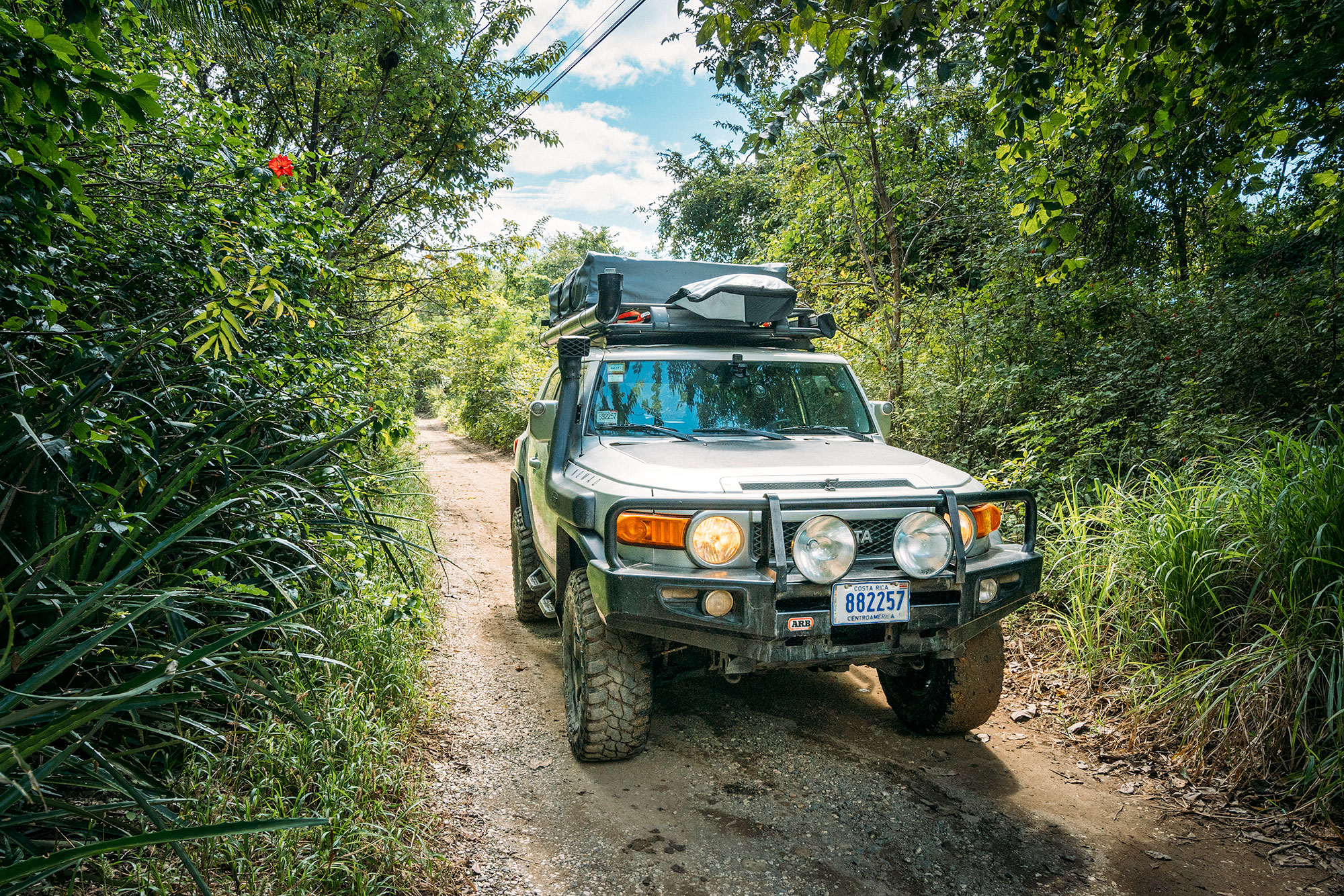 Four wheel off road driving