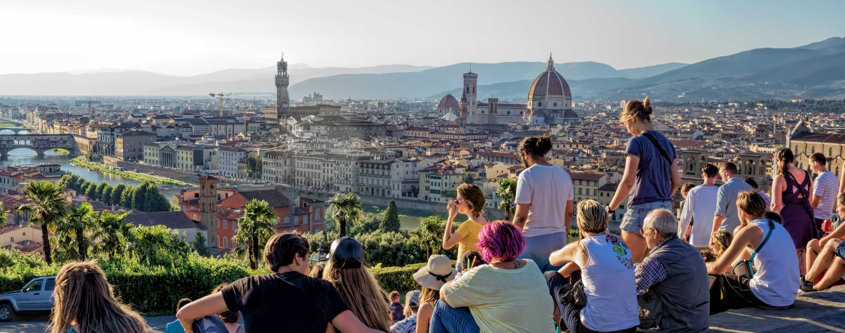 Tourists in Florence