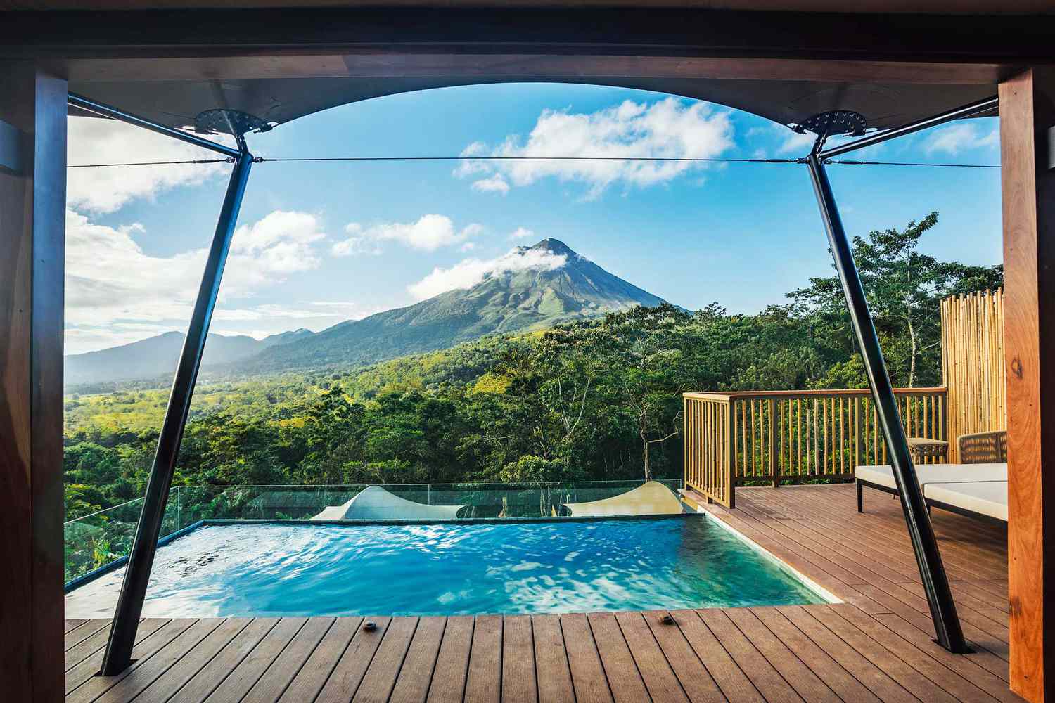 Private pool at Costa Rican resort