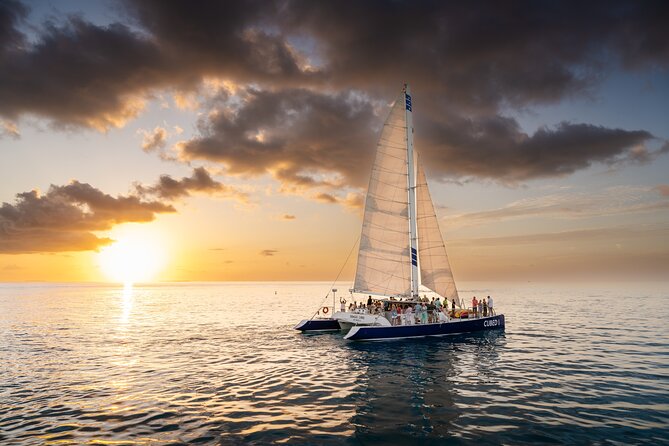 Sailing at sunset