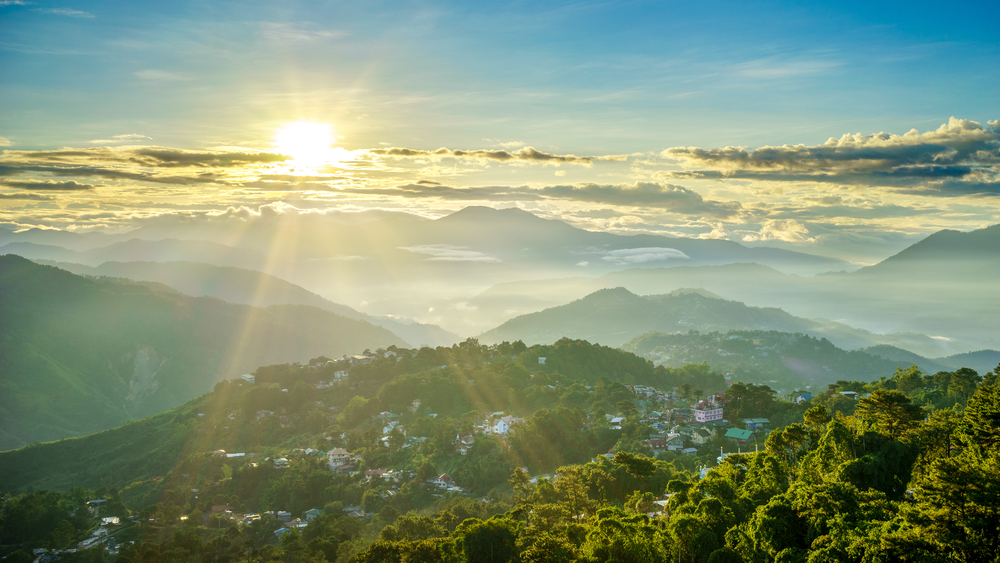 Sunrise in the Philippines