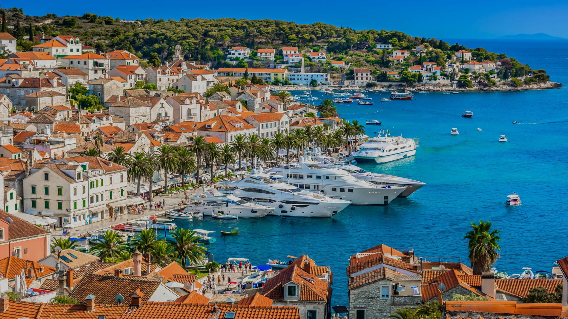 Yachts in Croatia