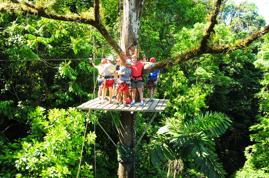 Ziplining in Costa Rica