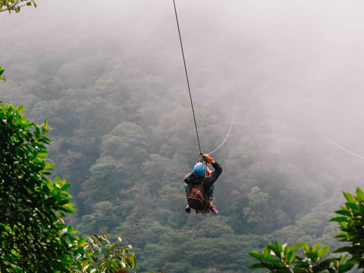 Ziplining in Costa Rica