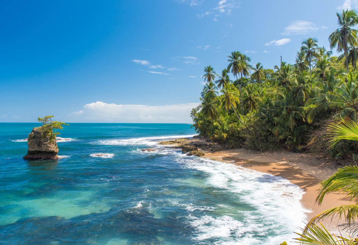 Costa Rica caribbean coast beach