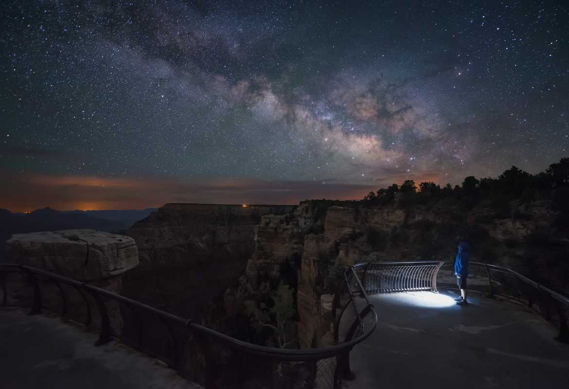 Night sky in Grand Canyon