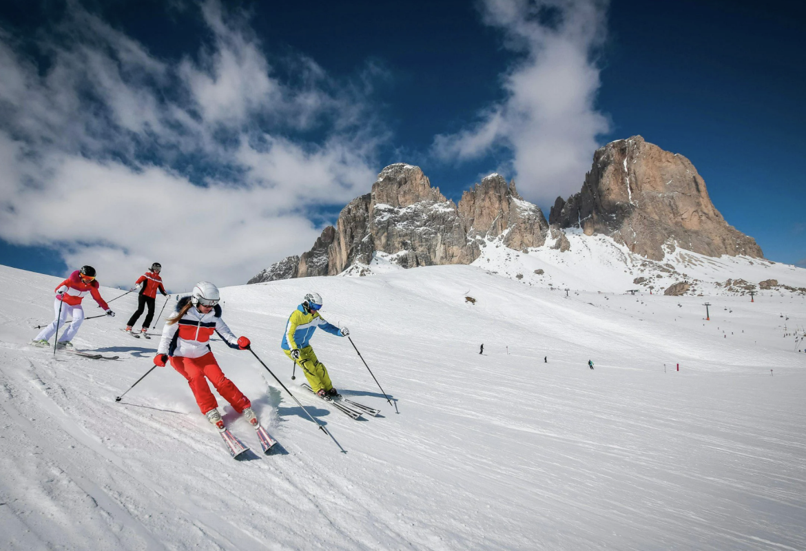 Skiing in Italy