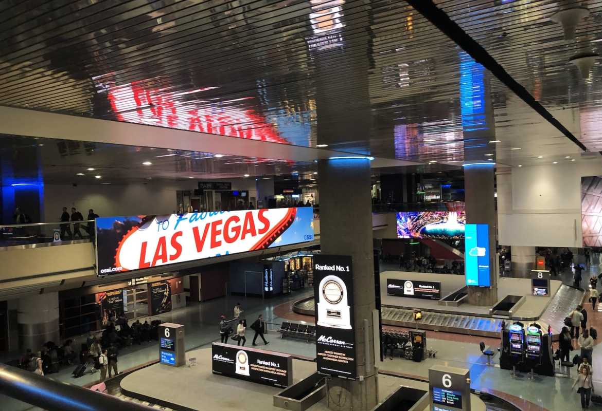 Bagage claim in McCarran