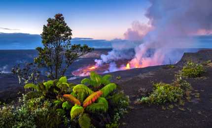Hawaiian volcano