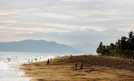 Costa Rican beach