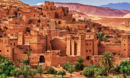 the ancient city of Ait Benhaddou
